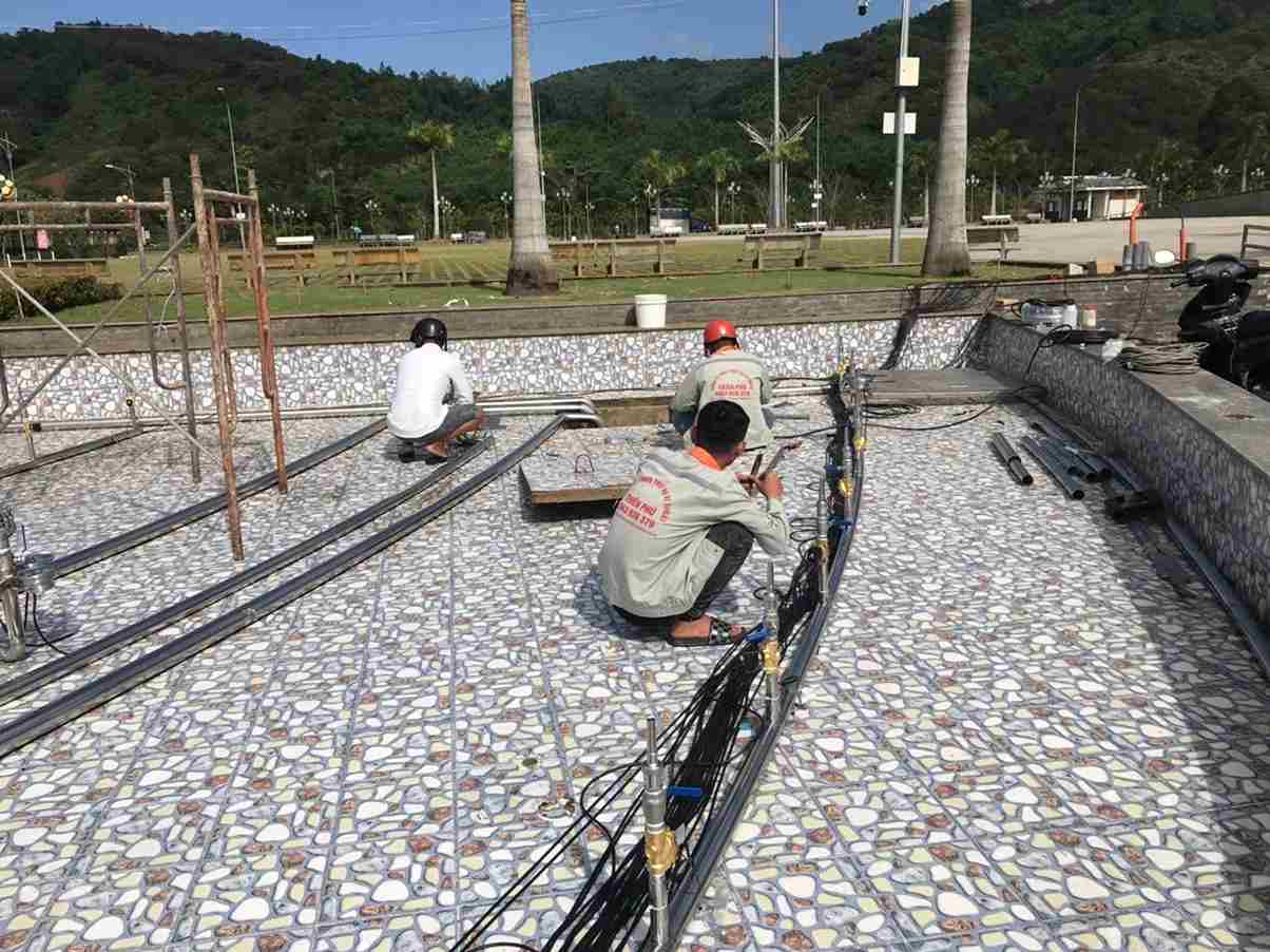 lập trình đài phun nước