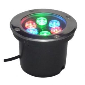 ĐÈN LED ÂM ĐẤT 6W ÁNH SÁNG ĐỔI MẦU